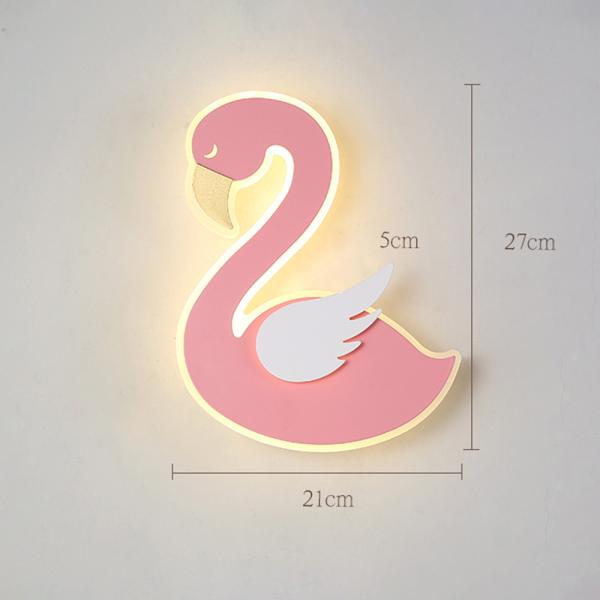 Großhandel B2B Rosa Flamingo Schlafzimmer Wandleuchte Nachtlicht