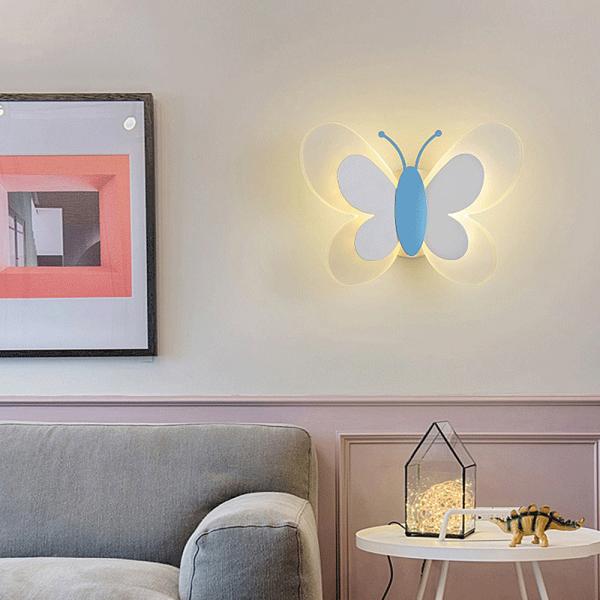 360Home Kinderzimmer Cartoon Schmetterling Wandleuchte Nachtlicht