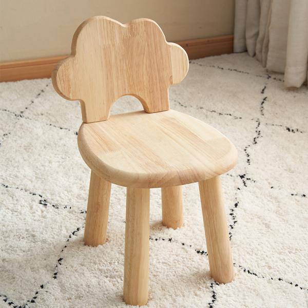 MuXing Kinderstuhl mit Rückenlehne – Kinderhocker, Stuhl für Kleinkinder, Niedriger Hocker, für Kinderzimmer & Vorschule Holzfarbe L26*H45cm