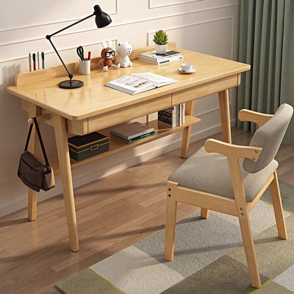 MuXing Schreibtisch, Moderner Computertisch für Büro & Zuhause, Stabiler Arbeitstisch, PC-Tisch Office, Laptop Tisch, Bürotisch