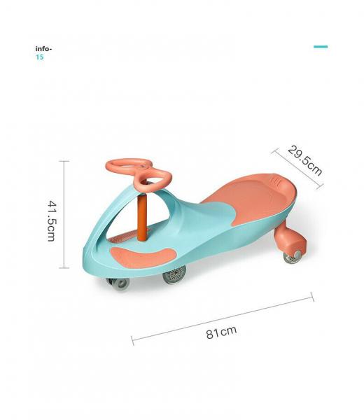 Modern Design Kinderfahrzeug Rutschauto Kinder Eltern 2 Sitzer Bobbycar