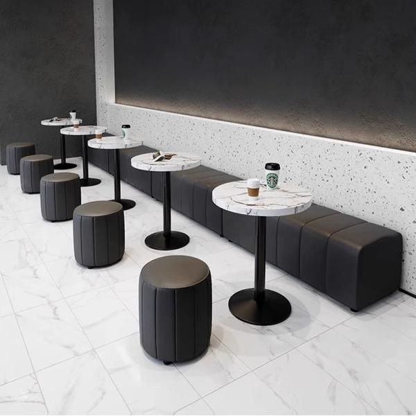 MuXing Polstersessel, Restaurantstuhl, Caféstuhl, Lounge-Sessel, Modernes Design mit vertikalen Steppmuster, Komfortable Polsterung