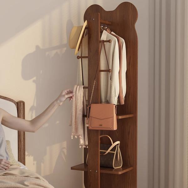 Muxing Ganzkörperspiegel Bären Standspiegel Ankleidespiegel Standspiegel Schlafzimmer Spiegel Standspiegel mit Kleiderständer 175cm /ZSXXJ7/