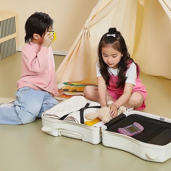 Muxing Kinderfahrkoffer, Koffer, Reisekoffer,Trolleykoffer, 20 Zoll Handgepäck