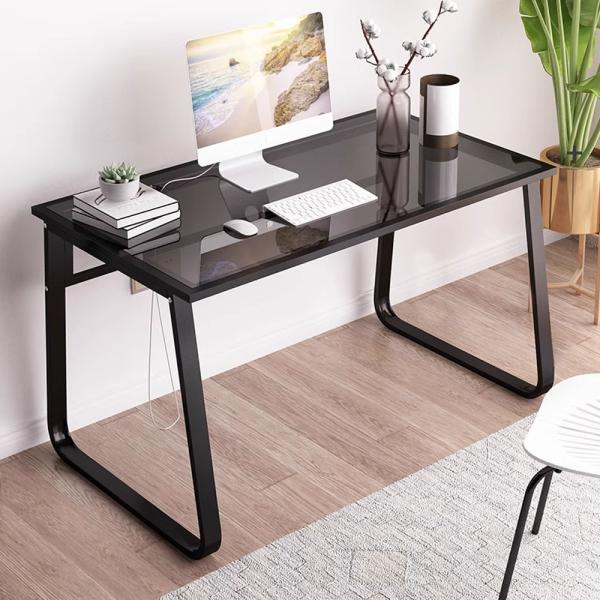 360Home Computer Schreibtisch aus gehärtetem Glas Büro Gestell