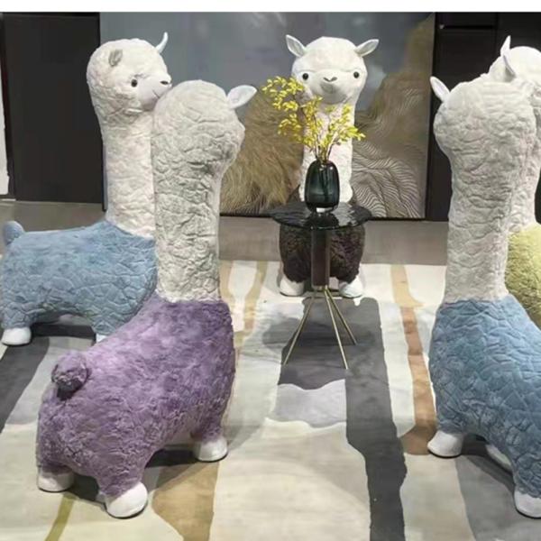 Muxing Alpaka Hocker Alpaka Persönliche Cartoon Kinder Komfort Hocker Alpaka Sitzhocker