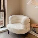 Muxing Sessel Sofa Stuhl Wohnzimmer Sitzmöbel beige 0002 【AT-007】