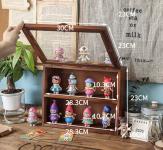 Muxing Kleines Vintage Holz Schrank Vitrine Schreibtisch Organisator MS-9058